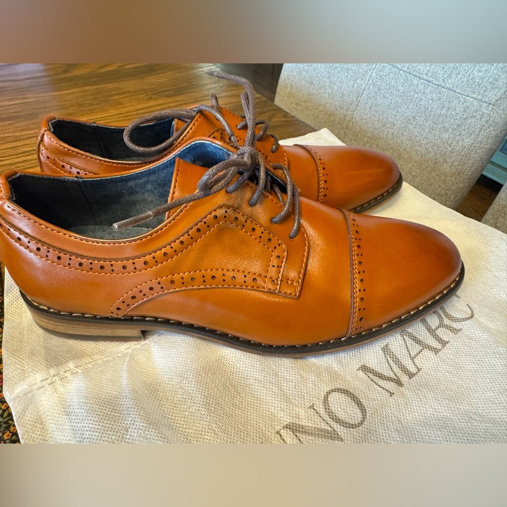 Prince_K1 Bruno Marc Brown Faux Leather Footwear